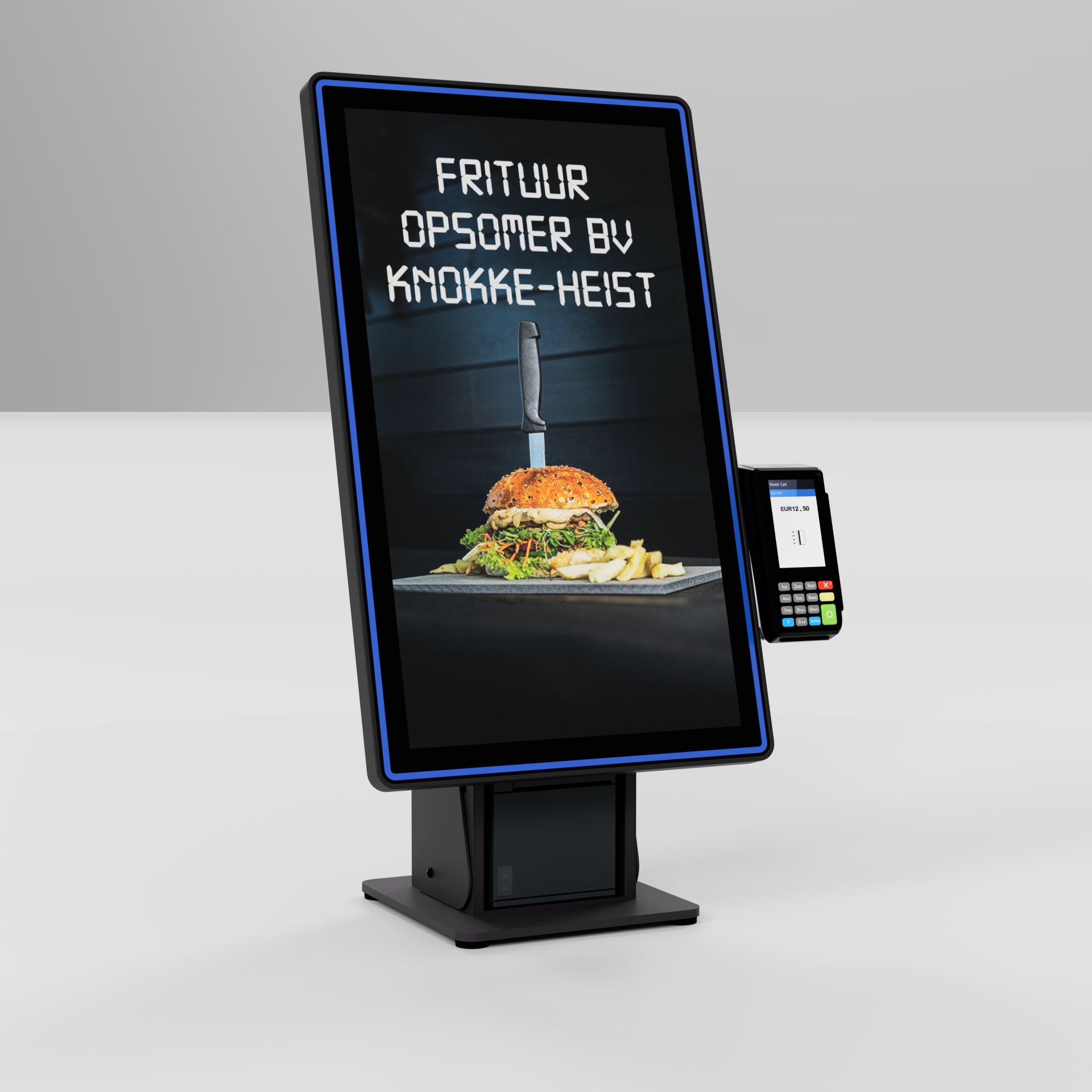 Borne de paiement Ready4Pos 27 pouces - Android - Comptoir avec imprimante thermique intégrée_1