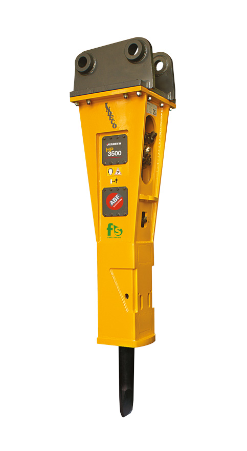 Brise-roches hydrauliques HP 3500 FS - Indeco - 2200 kg - Pour excavatrices 21 à 38 tonnes_0