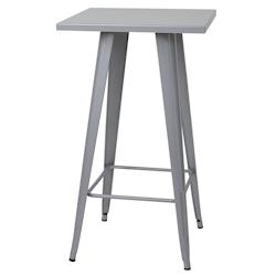 Décoshop26 - Table haute mange debout style industriel en métal gris TAB04007 - gris 3000294955717_0