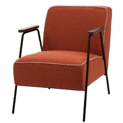 Fauteuil Huggy uni orange -  Autre Tissu Amadeus 60x76 cm - orange 3520071907260_0