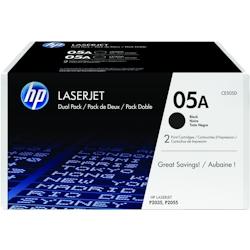 HP 05A Toners Pack de 2 Noir CE505D - noir CE505D_0