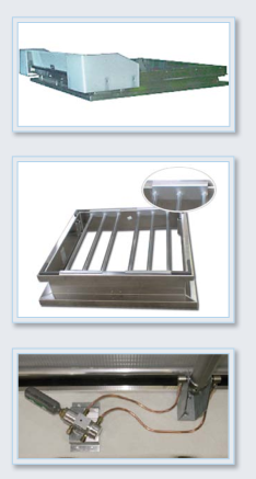 Lanterneau DP 510 - 140 x 200 cm - Sur costière en acier galvanisé - Polycarbonate alvéolaire 1200 joules_1