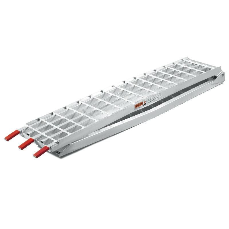 RAMPE DE CHARGEMENT MULTI-USAGE PLIANTE ALUMINIUM RAIL COLLISION 310 CM JUSQU\'A 540 KG GRIS 16_0002136_0