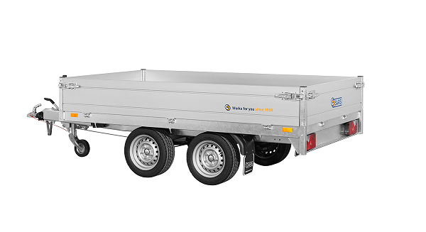 Remorque roues dessous - 2,76 X 1,50M - 2000 KG - SARIS PL 276 150 2000 2_0