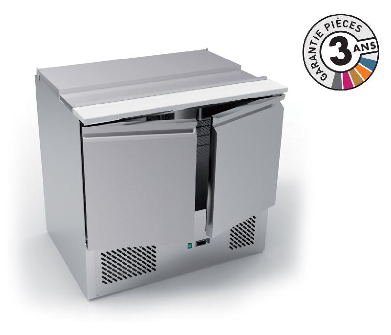 Saladette réfrigérée positive 257 L - 2 portes - groupe logé - inox AISI 304 - Nosem S900_0