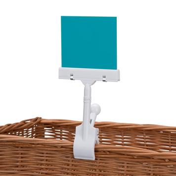 Sign Clip Maxi - Noir - Porte-étiquettes avec largeur support 110 mm et hauteur totale 150 mm_0