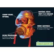 Smoke hood - masque d'évacuation - evac mask - offrait une protection jusqu’à 60 minutes_0