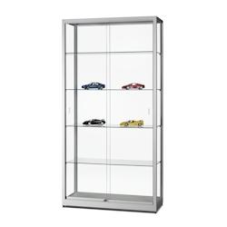 Vitrine d'Exposition Argent 100x40x197,2cm SARAZINO Vitrines - 3701478500203_0