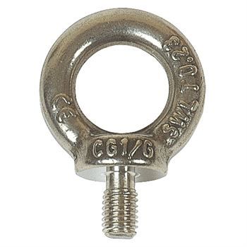 Anneau de levage mâle - PMS Industrie - en inox, CMU de 0,09 à 1,80 T - filetage 6 à 24 mm_0