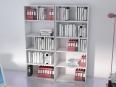 Armoire haute ouverte unie ILIA H196 - Deskissimo_0