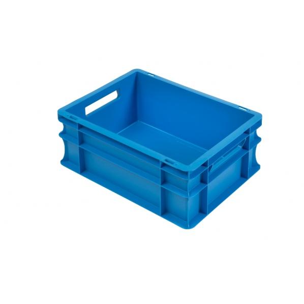 Bac norme Europe en plastique - 400 x 300 x 170 mm - Bleu - Résistant et compatible contact alimentaire_0