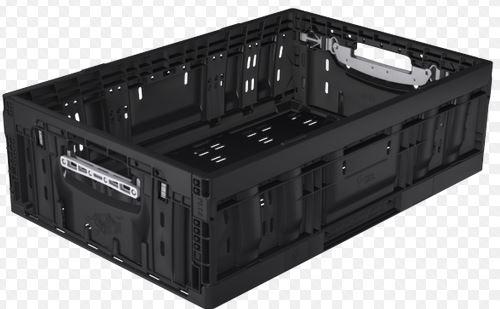 Bac pliable avec verrou actif 616 - pliable et empilable - Dim ext 600 x 400 x 181 mm_0