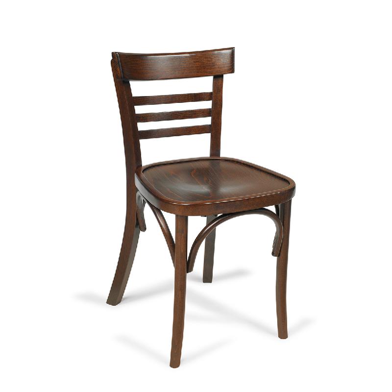Chaise de bistrot georges - bois foncé_0