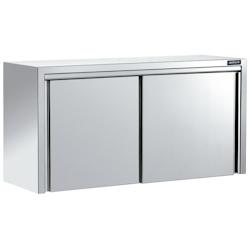 Distform Armoire Adossée avec Portes Coulissantes P.400mm avec Etagère Acier inoxydable 1000x400x400x600mm - 698142485252_0