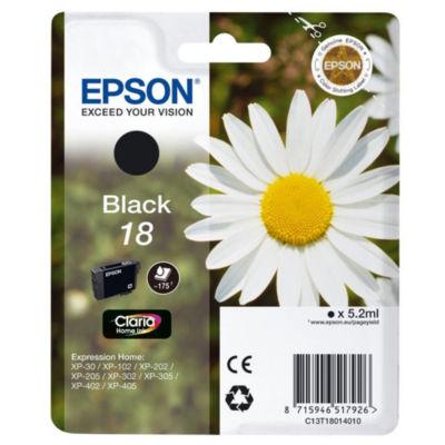 Epson 18 'Pâquerette' Cartouche d'encre originale Claria Home (C13T18014012) - Noir_0