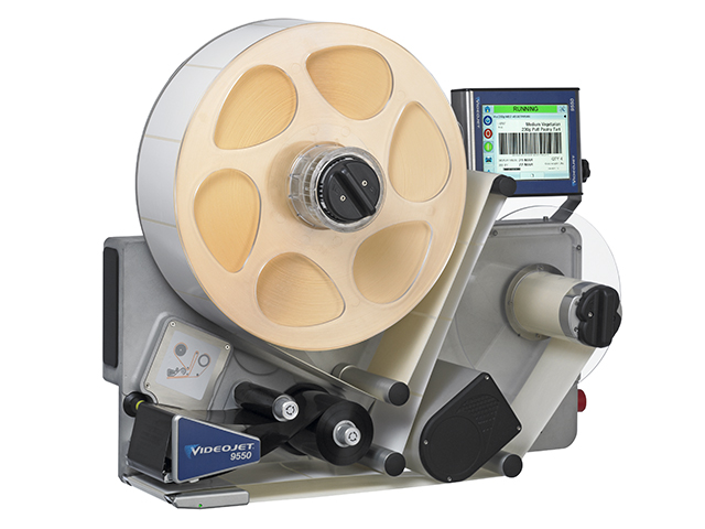 Étiqueteuse automatique industrielle Videojet 9550 - impression transfert thermique et application directe_0
