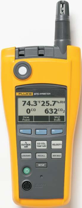 Testeur de la qualité de l'air, co2, co, température, humidité, air extérieur - FLU975_0
