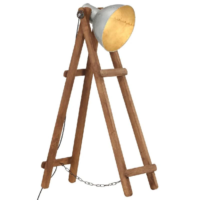 Helloshop26 - Lampadaire vintage réglable angle 28 x 61-68 x 105-110 cm en bois de manguier marron 02_0046701 - marron Bois massif 3000234381385_0