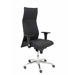 PIQUERAS Y CRESPO albacete xl fauteuil de direction en cuir noir (avec mousse viscoelastique) (possibilité de siege sur mesure) - noir multi-matéria_0