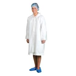 Portwest - Blouses Visiteurs jetables en PP (Pack de 200) Blanc Taille 2XL - XXL 5036108175710_0