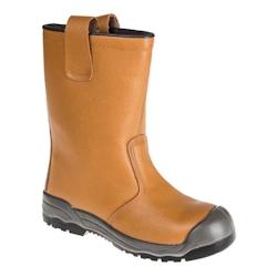 Portwest - Bottes de sécurité fourrées avec sur embout renforcé S1P Marron Taille 37 - 37 marron matière synthétique 5036108212262_0