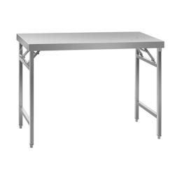 Royal Catering table de travail cuisine professionnelle acier inox pliable 120 x 60 cm 14_0003706 Helloshop26 - 3000234858986_0