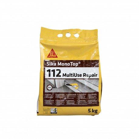 Sika MonoTop-112 MultiUse Repair - Mortier de réparation béton 5KG - Référence SIK533449 - Marque SIKA_0