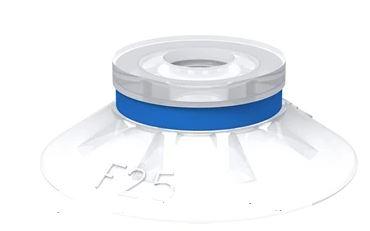 Ventouse pneumatique F25 en silicone - Conforme FDA 21 CFR 177.2600 & EU 1935/2004 - Pour surfaces planes_0