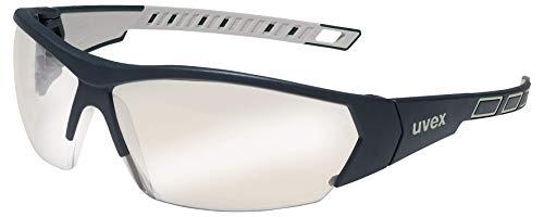 Lunettes de protection UVEX i-works - oculaire PC argenté miroir gris - design sportif et protection UV 400_0
