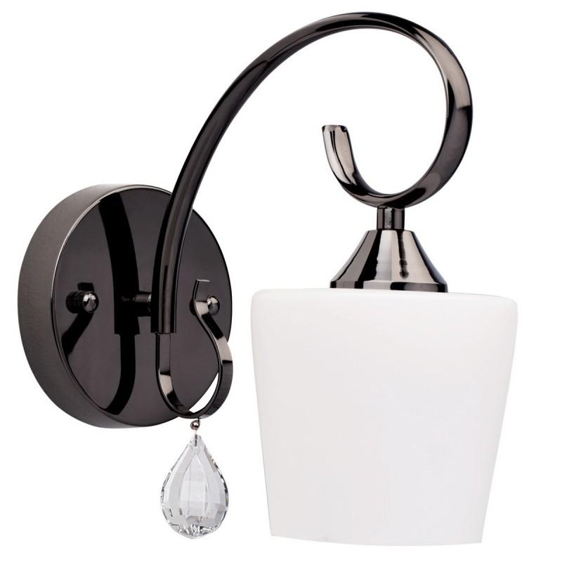 Applique murale métal Lissa 25cm argent - Paris Prix - 1x60W E27 - IP20_0