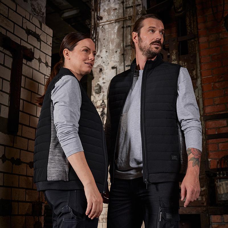 Bodywarmer matelassé Hybride Homme grande taille - JN1864C46XL_0