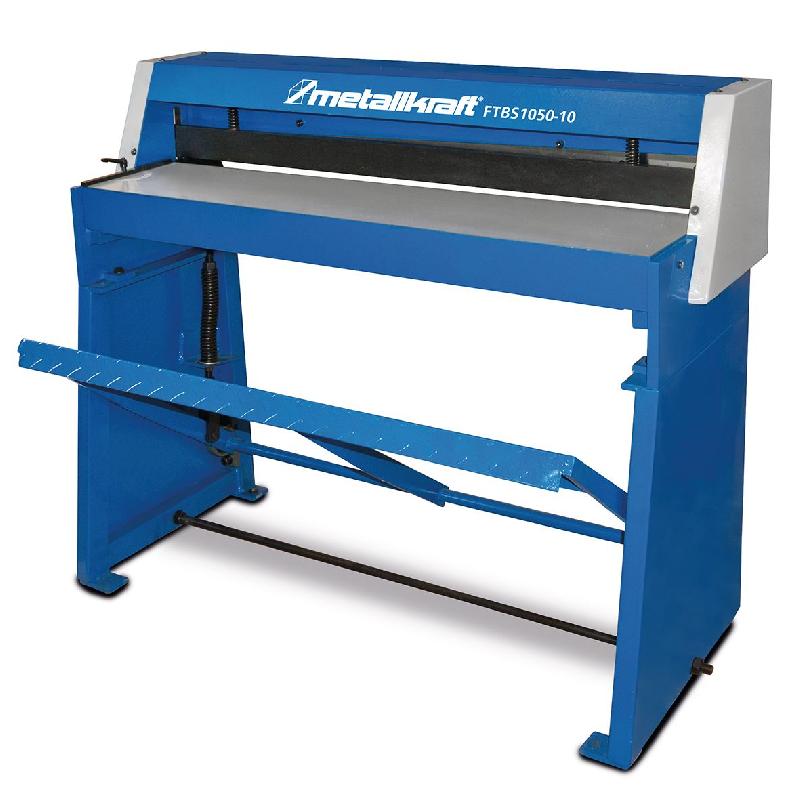 Cisaille guillotine par commande à pied 1050 x 1 mm metallkraft ftbs105010