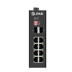Commutateurs - switch - jha - 8 emplacement 10/100 / 1000tx poe / poe + et 2 1000x sfp - jai-igs28p_0