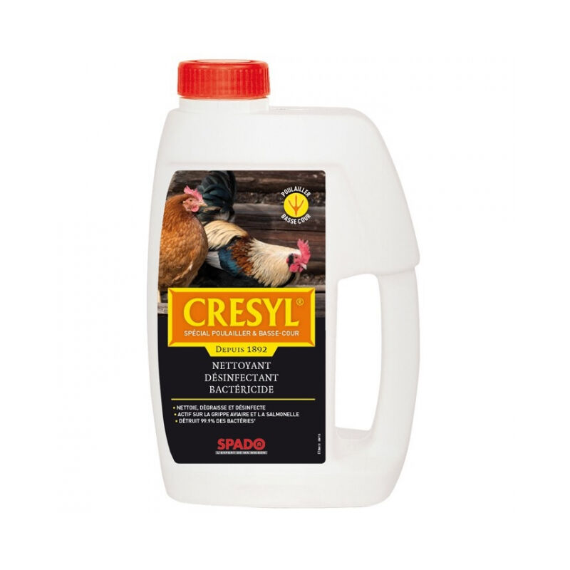 NETTOYANT DÉSINFECTANT BACTÉRICIDE POULAILLERS ET BASSE COUR 1L