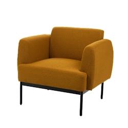 Fauteuil Sanna jaune -  Autre Polyester Amadeus 81x70.5 cm - jaune 3520071910550_0