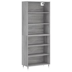 Helloshop26 - Buffet bahut commode armoire meuble de rangement organisateur cuisine salle de séjour salon sonoma 69,5 x 32,5 x 180 02_0036421 - 30002_0