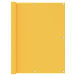 Helloshop26 - Écran de balcon brise pare vue protection confidentialité 120 x 400 cm tissu oxford jaune 02_0010186 - 3000547582721_0