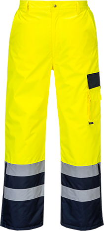 Pantalon contraste hi-vis doublé jaune marine s686, xxl_0