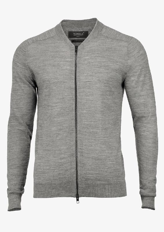 Cardigan pour hommes - Mélange gris - Phoenix Men - Nimbus_0