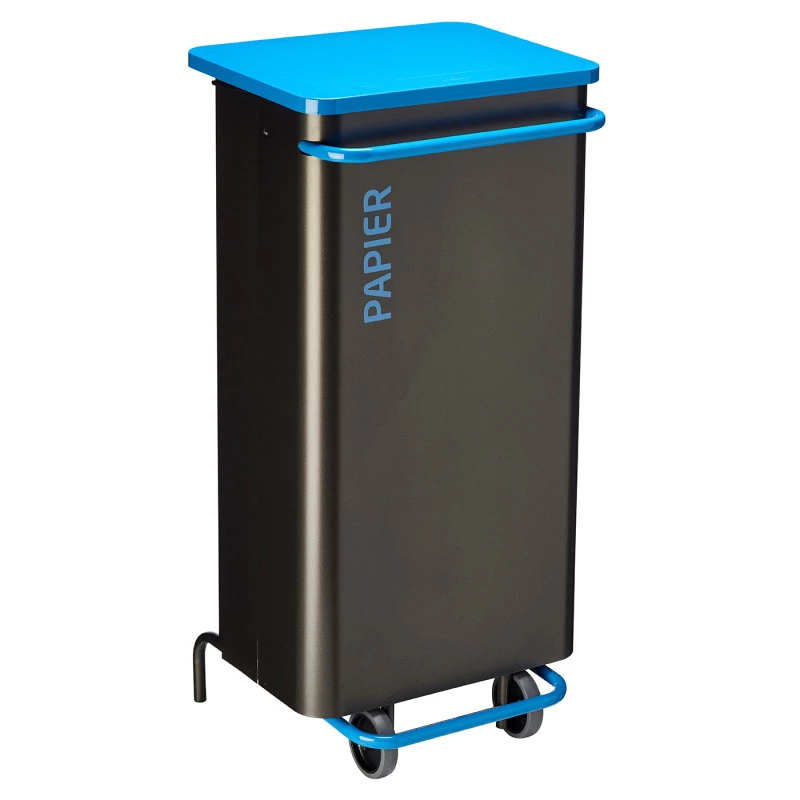 Poubelle de tri sélectif mobile grand volume_0
