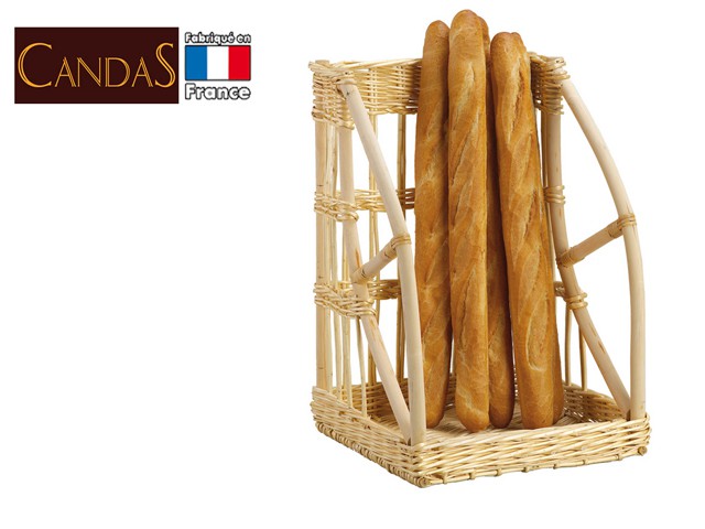 PRÉSENTOIR BAGUETTE CINTRÉ ROTIN