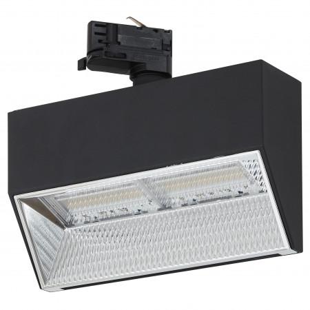 Spot sur rail tri-phasé léche-mur en aluminium - noir - sélecteur (3000K/3500K/4000K) et puissance (30W/40W/50W)_0
