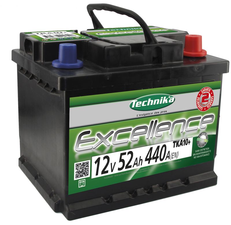 Start and Stop - Batterie de démarrage Technika - Cycle de vie multiplié x2 - Garantie 3 ans_0