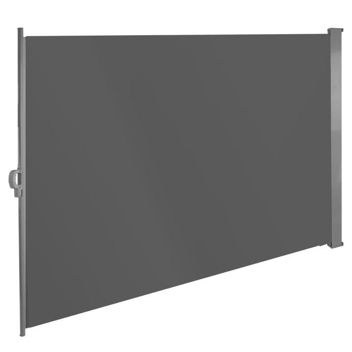 Store latéral 160 x 300 cm - anthracite / brise-vue rétractable_0