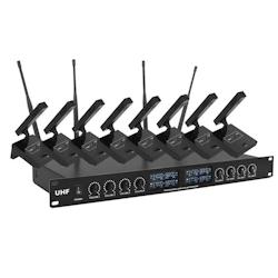 Système De Microphone Sans Fil 8 Canaux Pour Conférences Avec Son Clair YONIS - 3615617101537_0