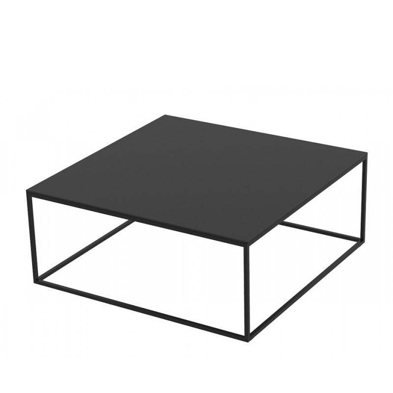 Table basse design SUAVE 100x100 cm - aluminium et plateau HPL - intérieur/extérieur - VONDOM_0