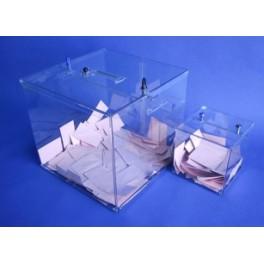 Urne électorale en polycarbonate - 4 tailles disponibles - Garantie 3 ans - Serrures sécurisées_0