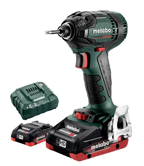 Visseuse à chocs 18v ssd 18 ltx 200 bl  + 2 batteries 4ah + chargeur + coffret metabox - METABO - 602396800 - 757489_0