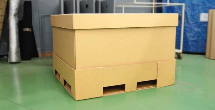 Box palette en carton sur-mesure - transport, stockage et gerbage élevés_0