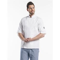 Chaud Devant  21702 Veste de Chef Hilton Poco Blanc Manches Courtes | XS - XS blanc 21702_0